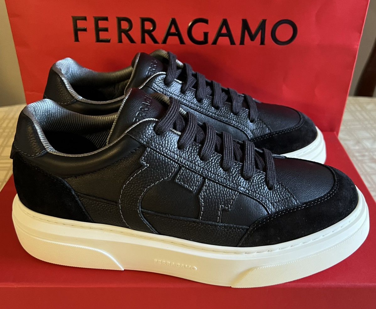 Salvatore Ferragamo Ferragamo Low top sneaker with Gancini Cassina Size US 7.5 / EU 40-41 - 11 Thumbnail