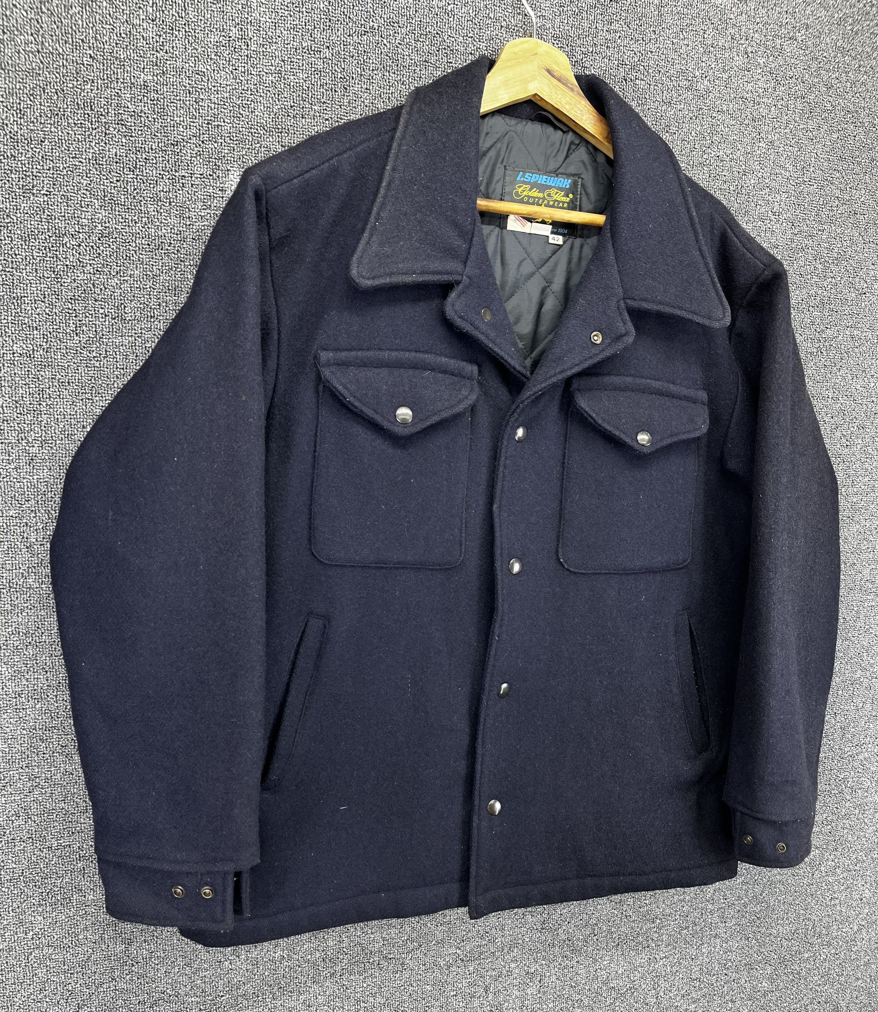 I. Spiewak And Sons Vintage I. Spiewak And Sons Rare Button Up Wool Jacket Size US M / EU 48-50 / 2 - 2 Thumbnail