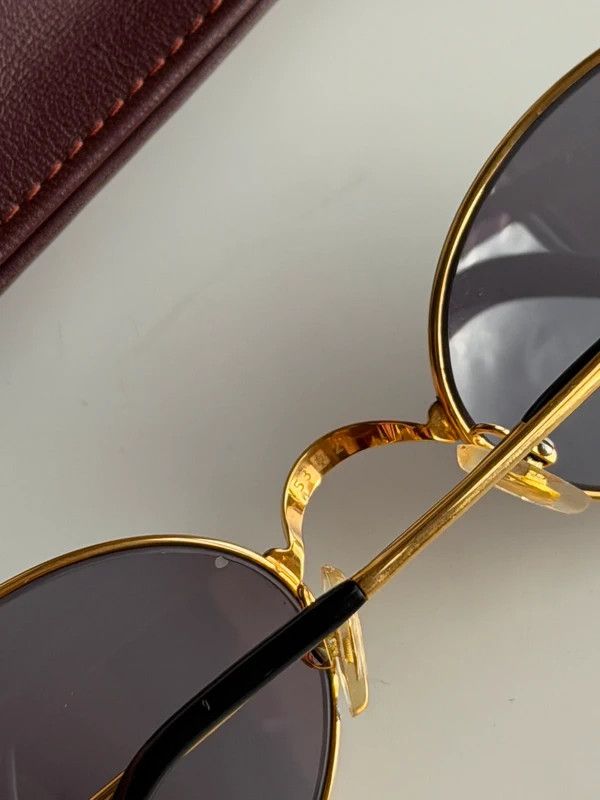 Cartier Cartier Gold 53mm Oval Men's Vintage Sunglasses Size ONE SIZE - 2 Thumbnail