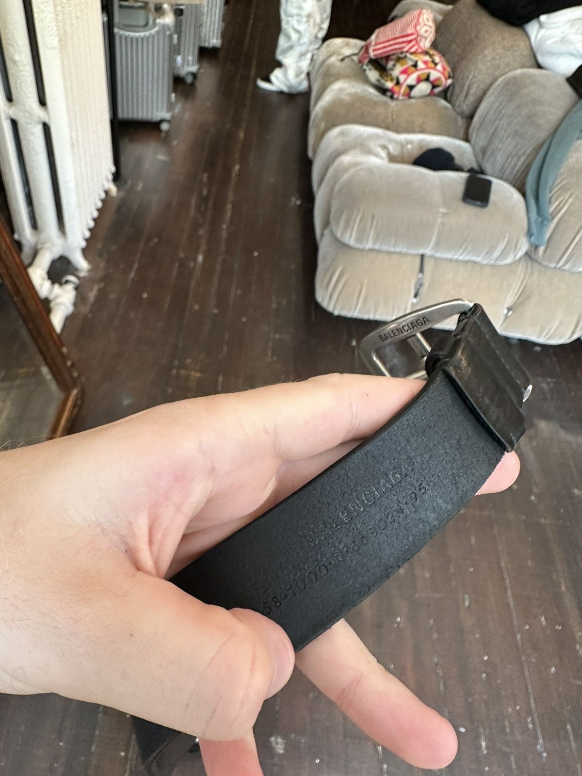 Balenciaga Balenciaga black leather belt Size ONE SIZE - 5 Thumbnail