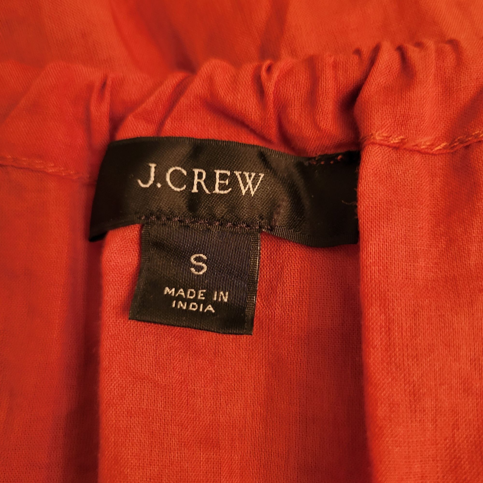 J.Crew J Crew Rust Red Cotton Voile Tiered Button Down Front Dress Size S / US 4 / IT 40 - 5 Thumbnail
