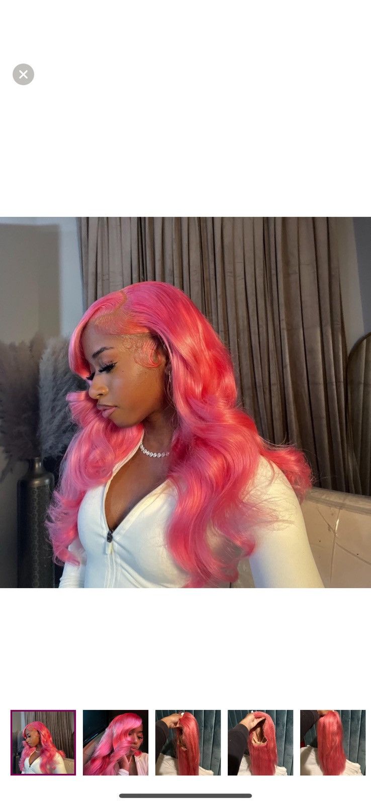 Other Pink wig Size ONE SIZE - 1 Thumbnail