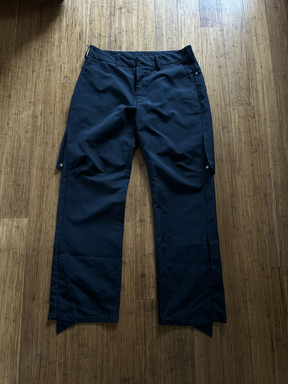 Japanese Brand Korean Designer Black Mudule Pants Size US 30 / EU 46 - 2 Thumbnail