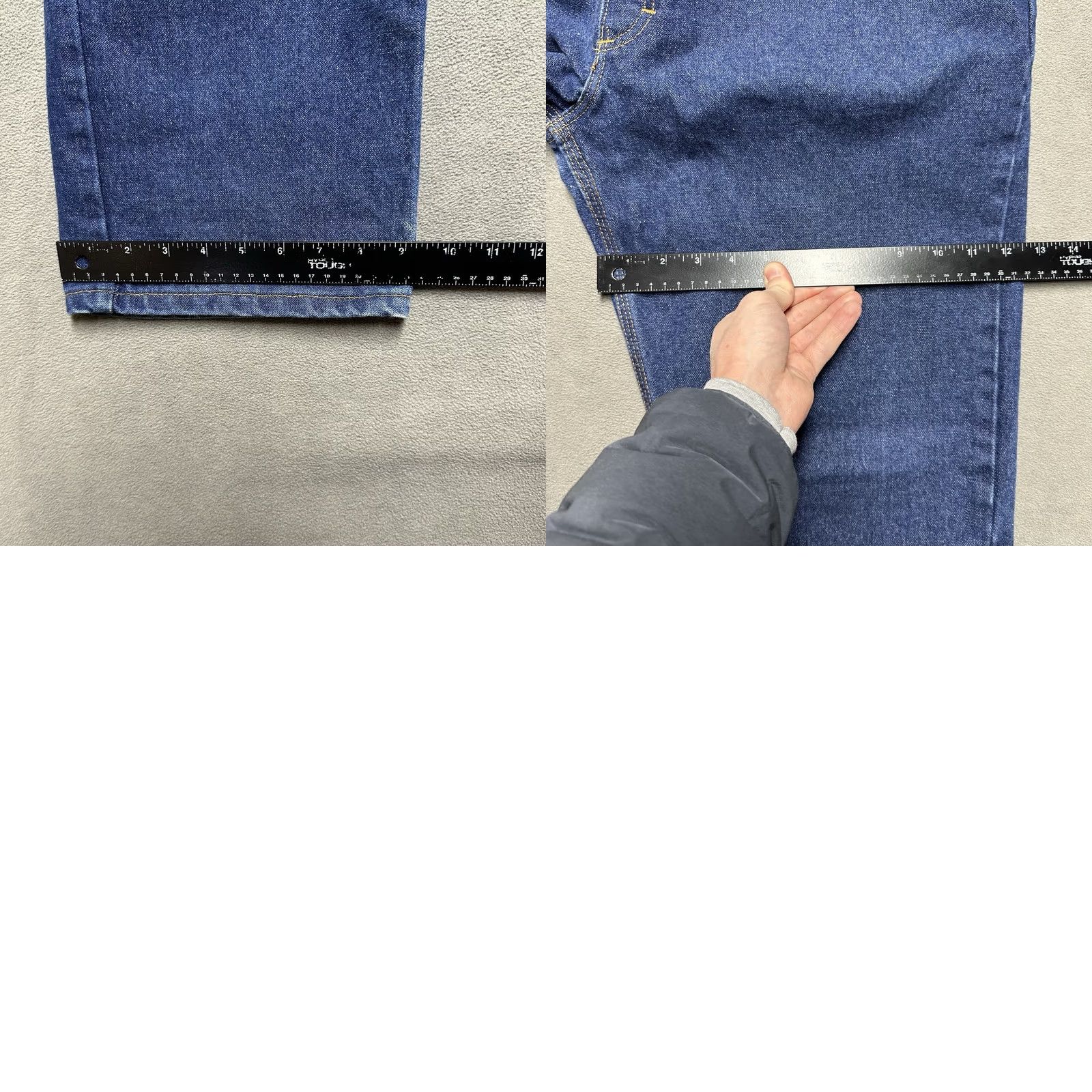 Denime Tyndale FR Jeans Mens 35x31 Blue Denim Flame Resistant Straight USA EUC Size US 36 / EU 52 - 10 Thumbnail