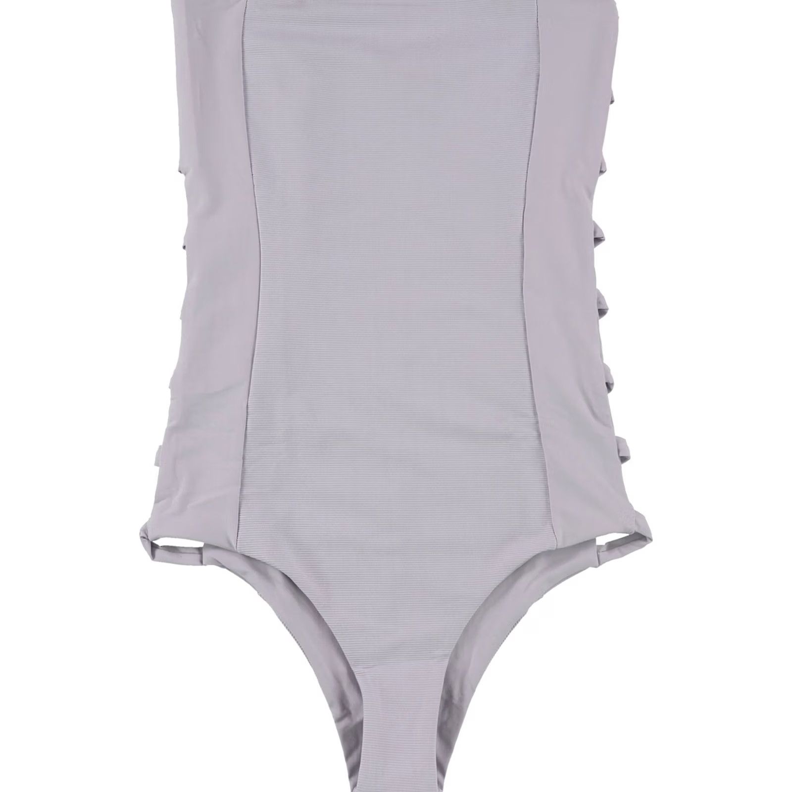 Tavik Tavik Womens Charlotte One Piece Bandeau Swimsuit, M, lavenderrib, Purple Size ONE SIZE - 3 Thumbnail