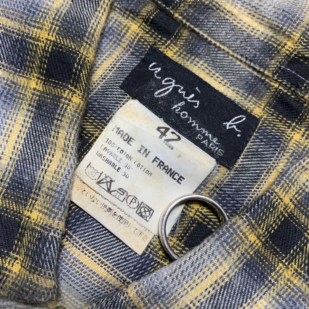 agnes b. Vtg Agnes B Veterano Multi Plaid Flannel Shirt Button Up Size US L / EU 52-54 / 3 - 9 Thumbnail