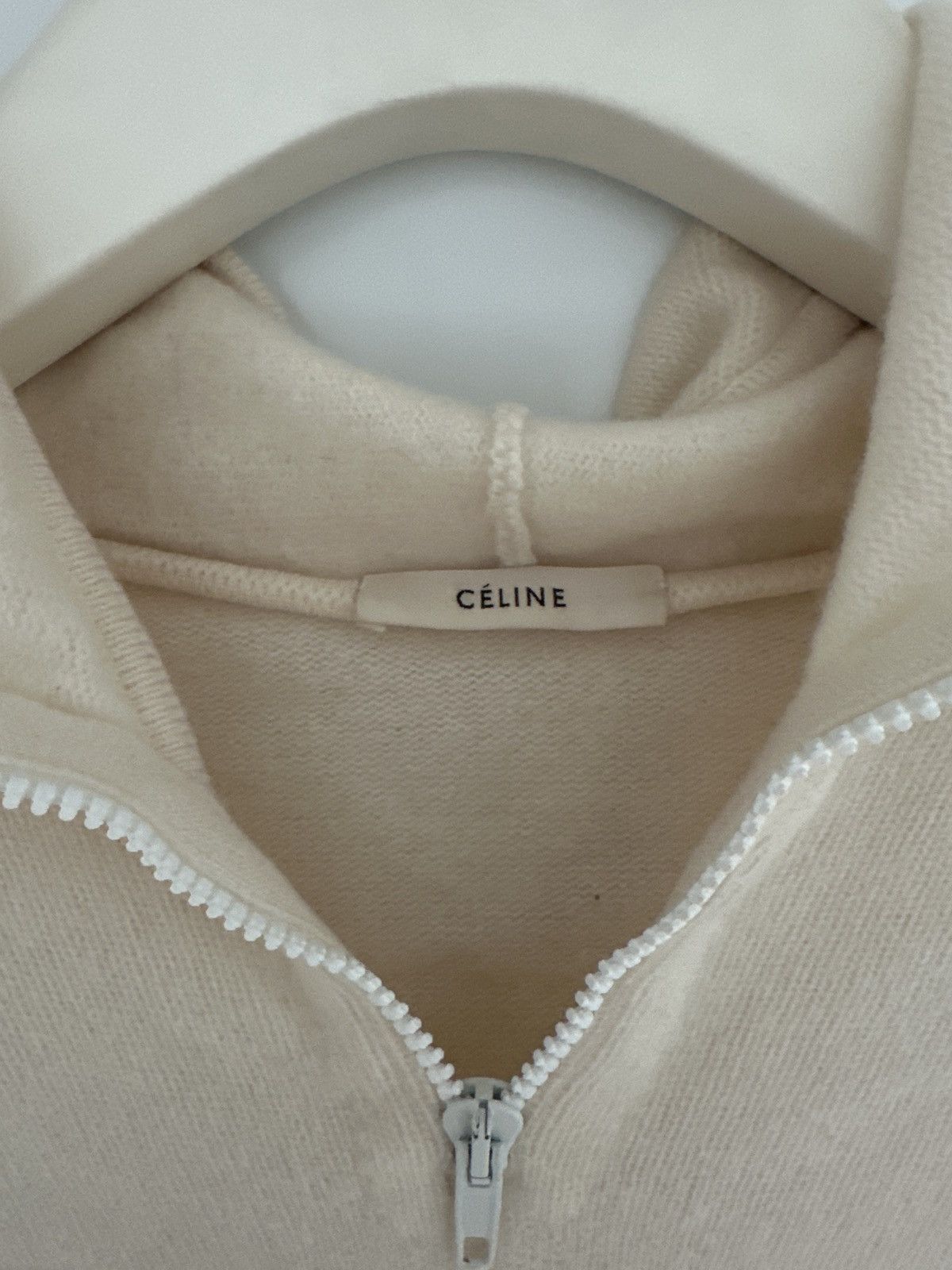 Celine Celine 2018 Phoebe Philo Hooded Cashmere & Wool Sweater Size XS / US 0-2 / IT 36-38 - 6 Thumbnail
