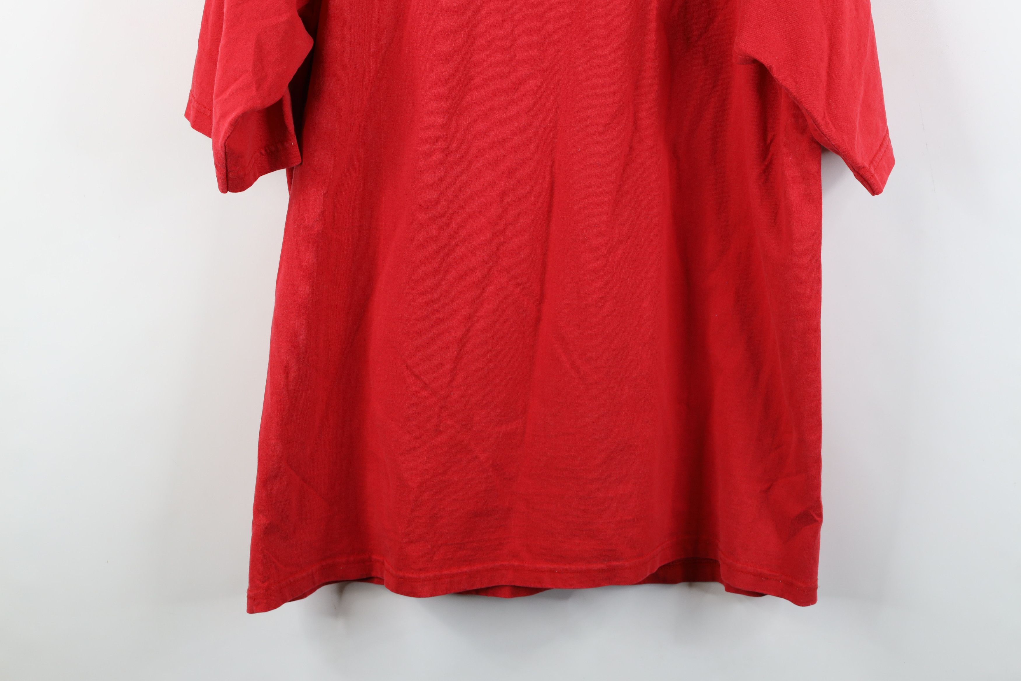 Vintage Vintage 90s Spell Detroit Red Wings Hockey T-Shirt Cotton Size US XL / EU 56 / 4 - 15 Thumbnail