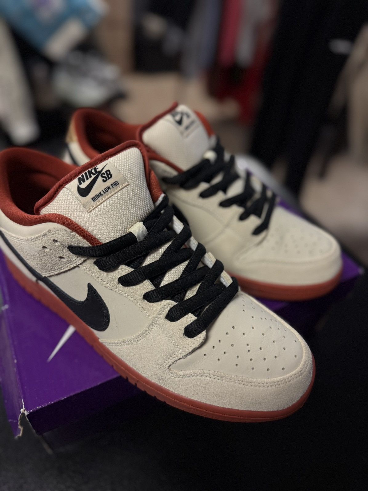 Nike Size 11 - Nike Dunk SB Low Muslin “Hennessy” 2020 Size US 11 / EU 44 - 15 Thumbnail