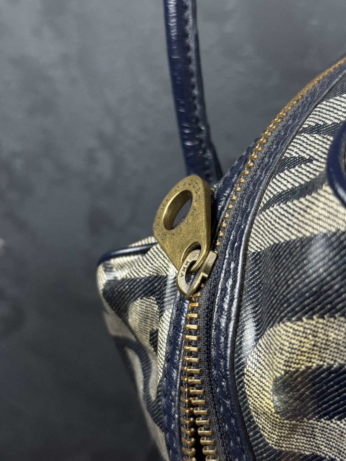 Marc by Marc Jacobs Marc by Marc Jacobs Blue Monogram Patent Leather Bag Size ONE SIZE - 11 Thumbnail