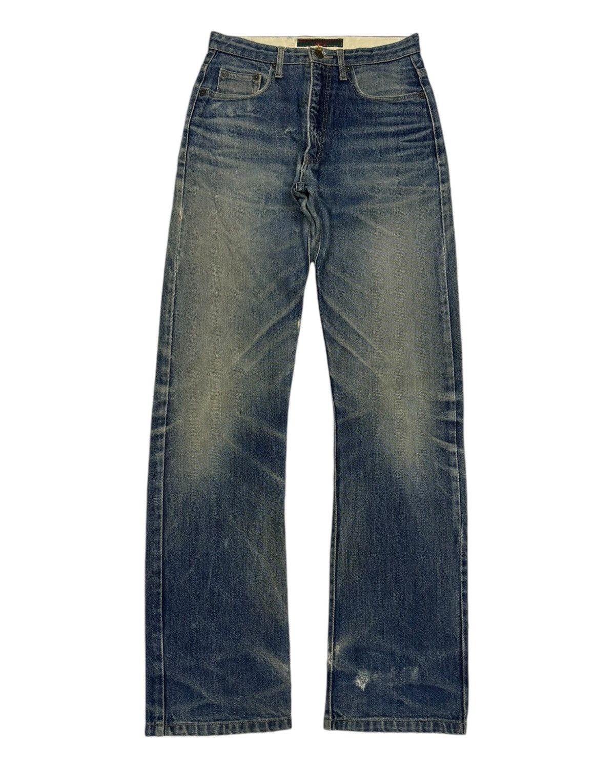 If Six Was Nine 🔥KATHARINE HAMNETT DENIM WHISKER DENIM JEANS Size US 28 / EU 44 - 7 Thumbnail