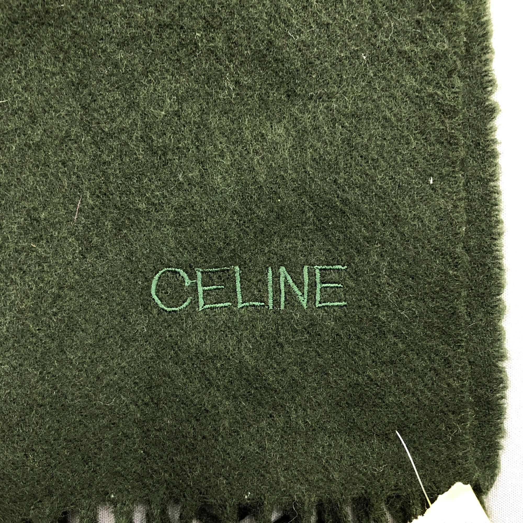 Celine Vintage Celine Paris Scarf Muffler Wool Cashmere Scarves Size ONE SIZE - 4 Thumbnail