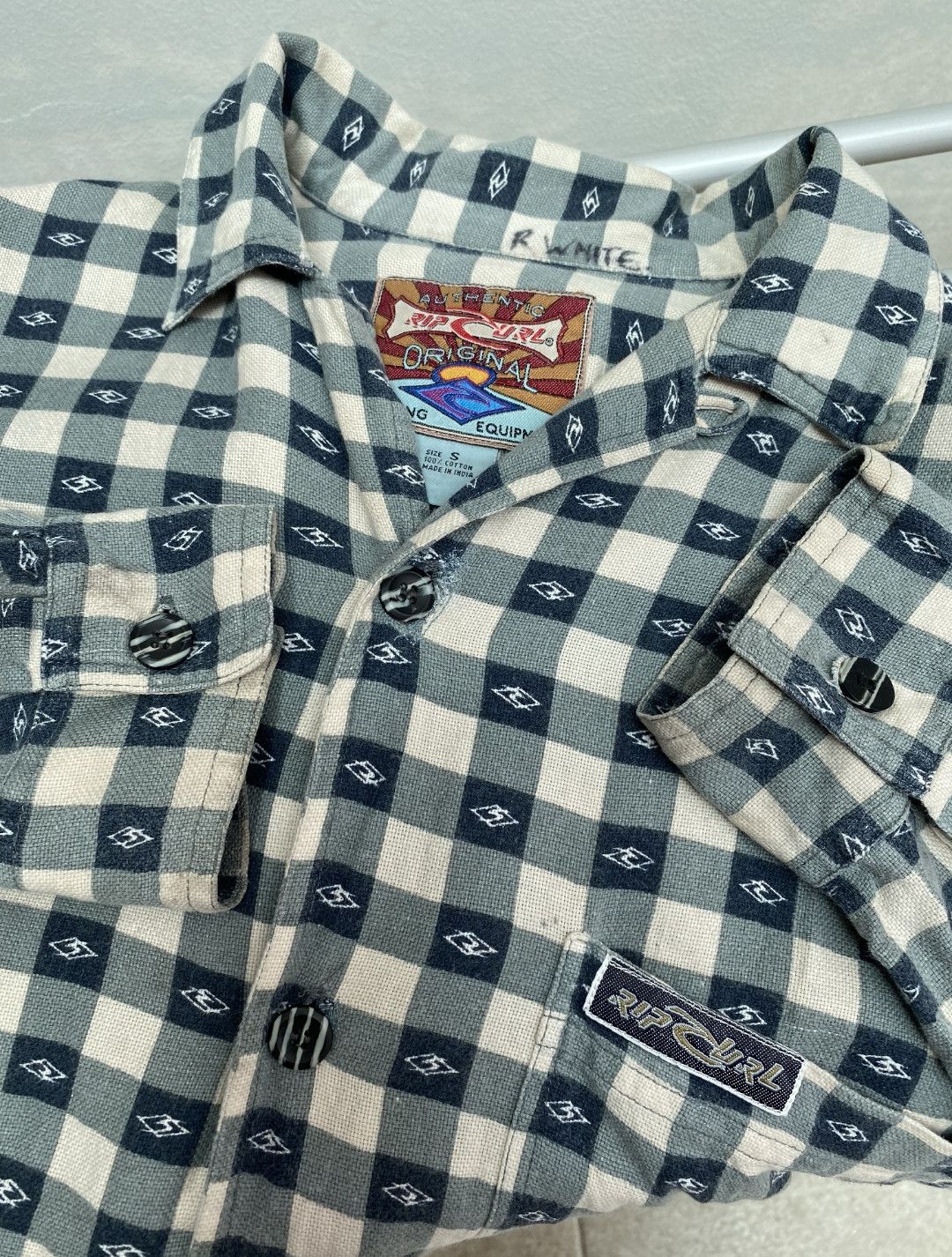 Rip Curl × Ripcurl × Vintage Vintage Rip Curl Flannel Printed Shirts Size US S / EU 44-46 / 1 - 8 Thumbnail