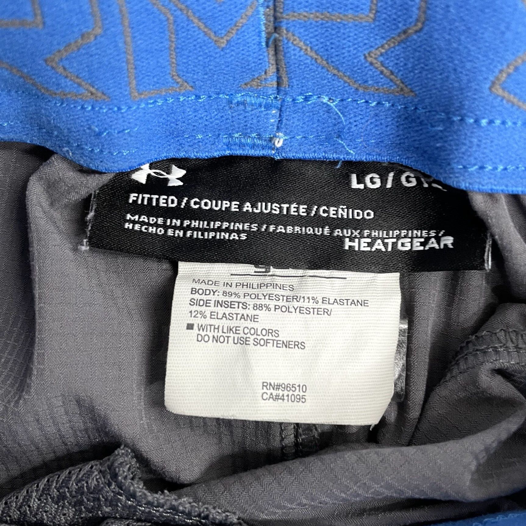 Under Armour Under Armour Shorts Mens L Gray Athletic Drawstring HeatGear Size US 33 - 4 Thumbnail