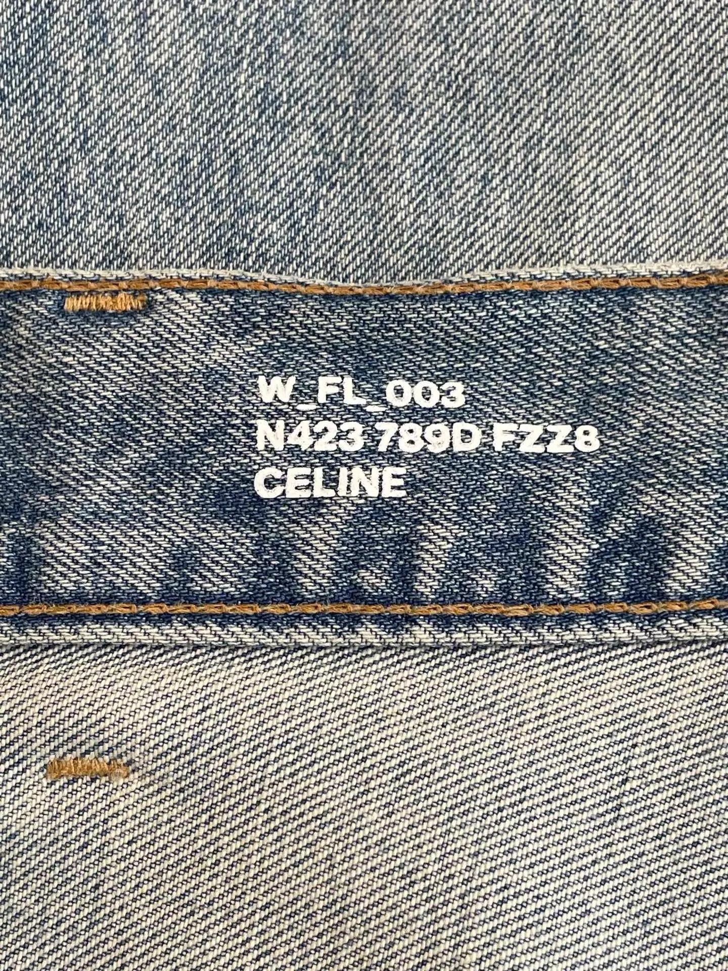 Celine CELINE Vintage Wash Sky Blue Flare Jeans 25 Size 25" / US 0 / IT 36 - 5 Thumbnail