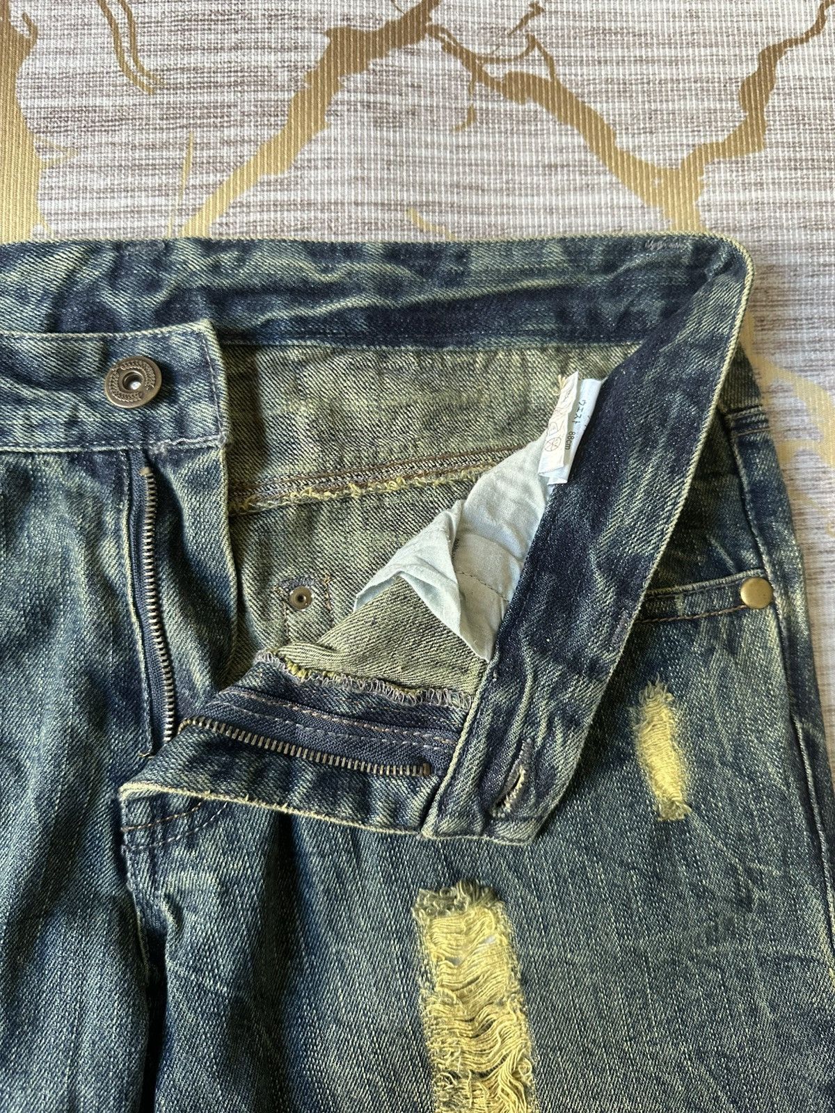 Tornado Mart FLARE Tornado Mart Design Style Distressed Denim Size US 34 / EU 50 - 18 Thumbnail