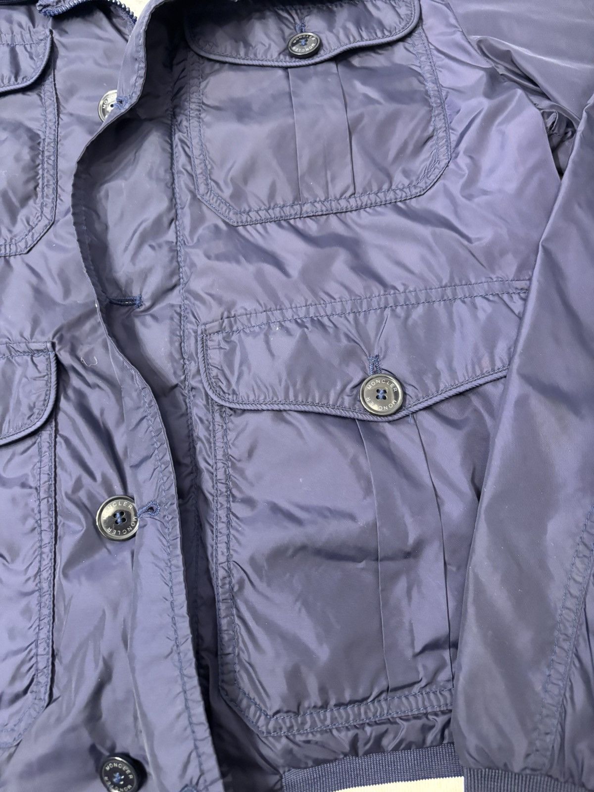 Moncler Moncler Delonix Nylon Jacket Navy Size M Size US M / EU 48-50 / 2 - 5 Thumbnail
