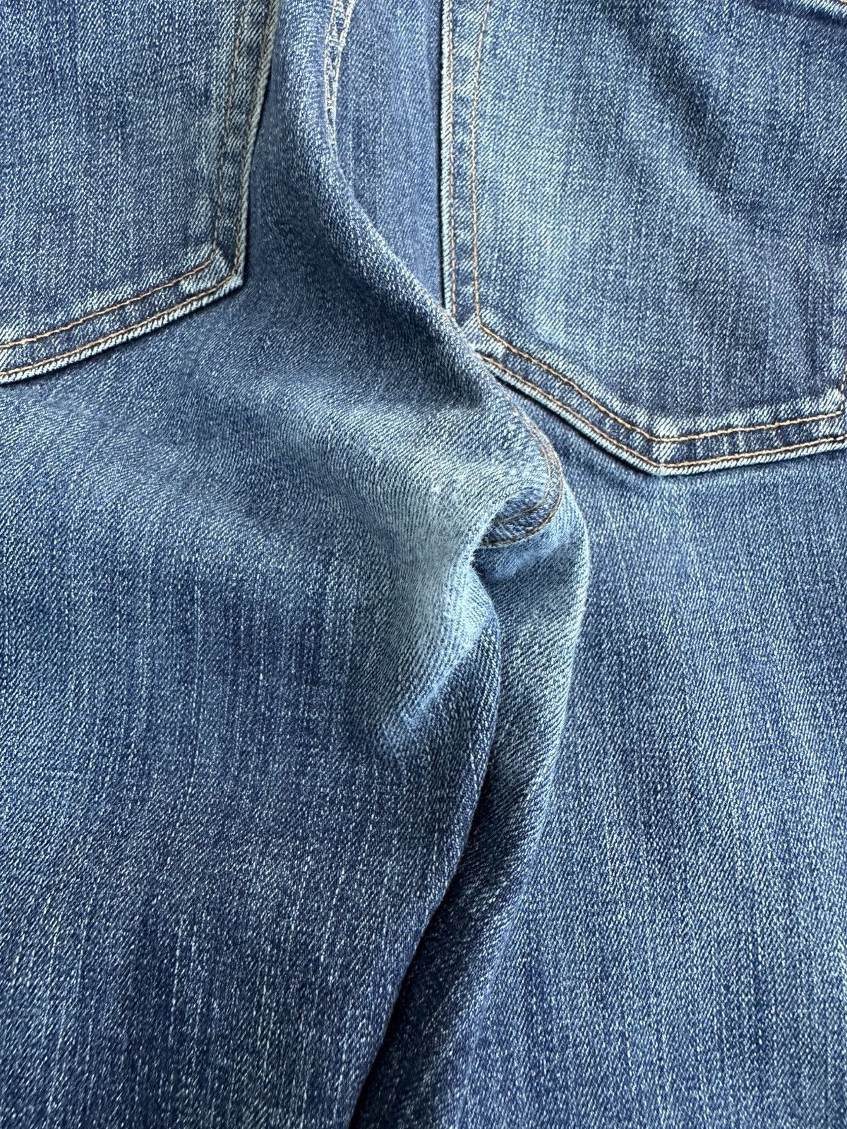 Abercrombie & Fitch Abercrombie & Fitch Japan Indigo Denim Distressed Jeans W32 Size US 32 / EU 48 - 9 Thumbnail