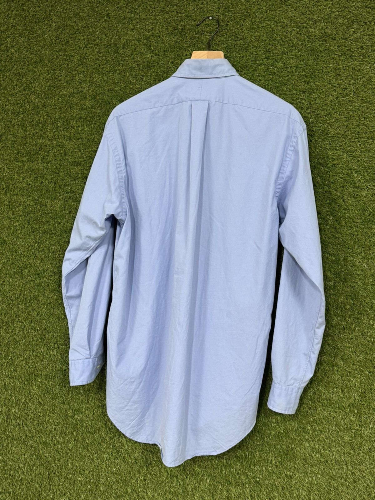 Polo Ralph Lauren Polo Ralph Lauren Blue Oxford Button Down Logo Shirt Size US M / EU 48-50 / 2 - 4 Thumbnail