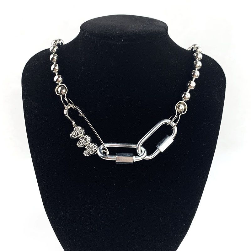 Jewelry × Other Punk Pin Lock Clavicle Necklace Size ONE SIZE - 1 Thumbnail