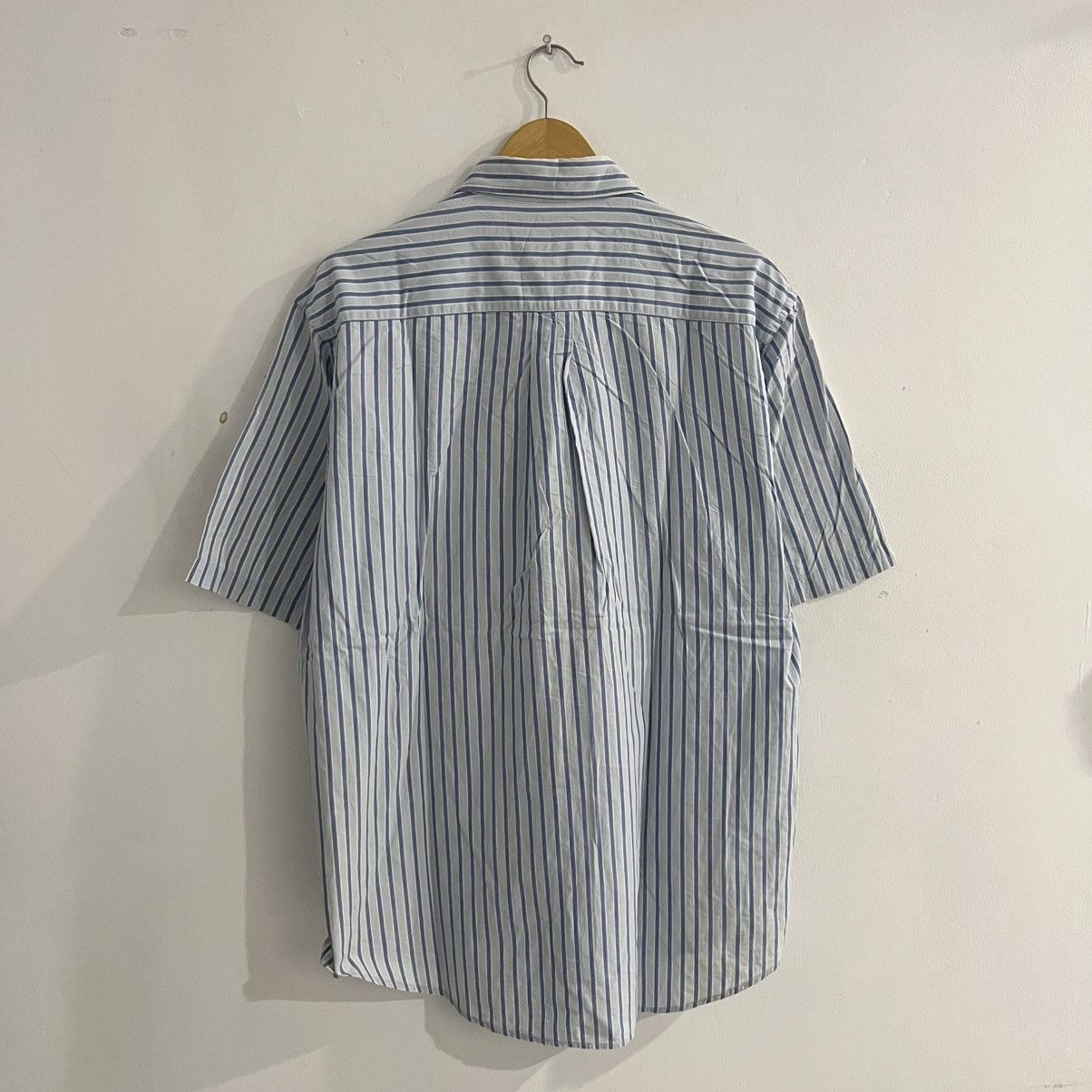Japanese Brand brenntano - striped ss button up shirt Size US L / EU 52-54 / 3 - 7 Thumbnail