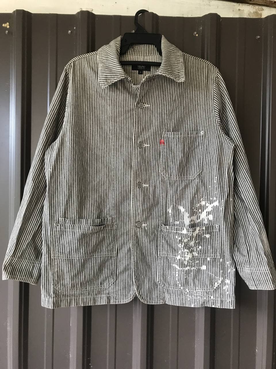 Japanese Brand Mossimo Japan Hickory Chore Painter Style Jacket Size US M / EU 48-50 / 2 - 1 Thumbnail