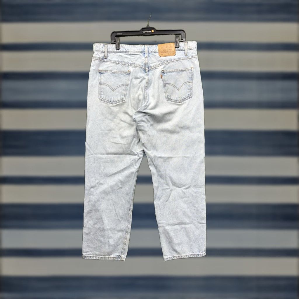 Levi's VINTAGE Levi's 550 Jeans Men Jean Tapered 40 Adult Medium (36x30) Blue USA Made 90s Orange Tab Mens Size US 40 / EU 56 - 1 Thumbnail