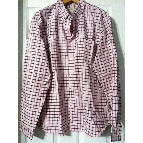 J.Crew J.CREW MENS NEW PINK 100%COTTON CASUAL SHIRT SLIM FIT XXL Size US XXL / EU 58 / 5 - 1 Thumbnail