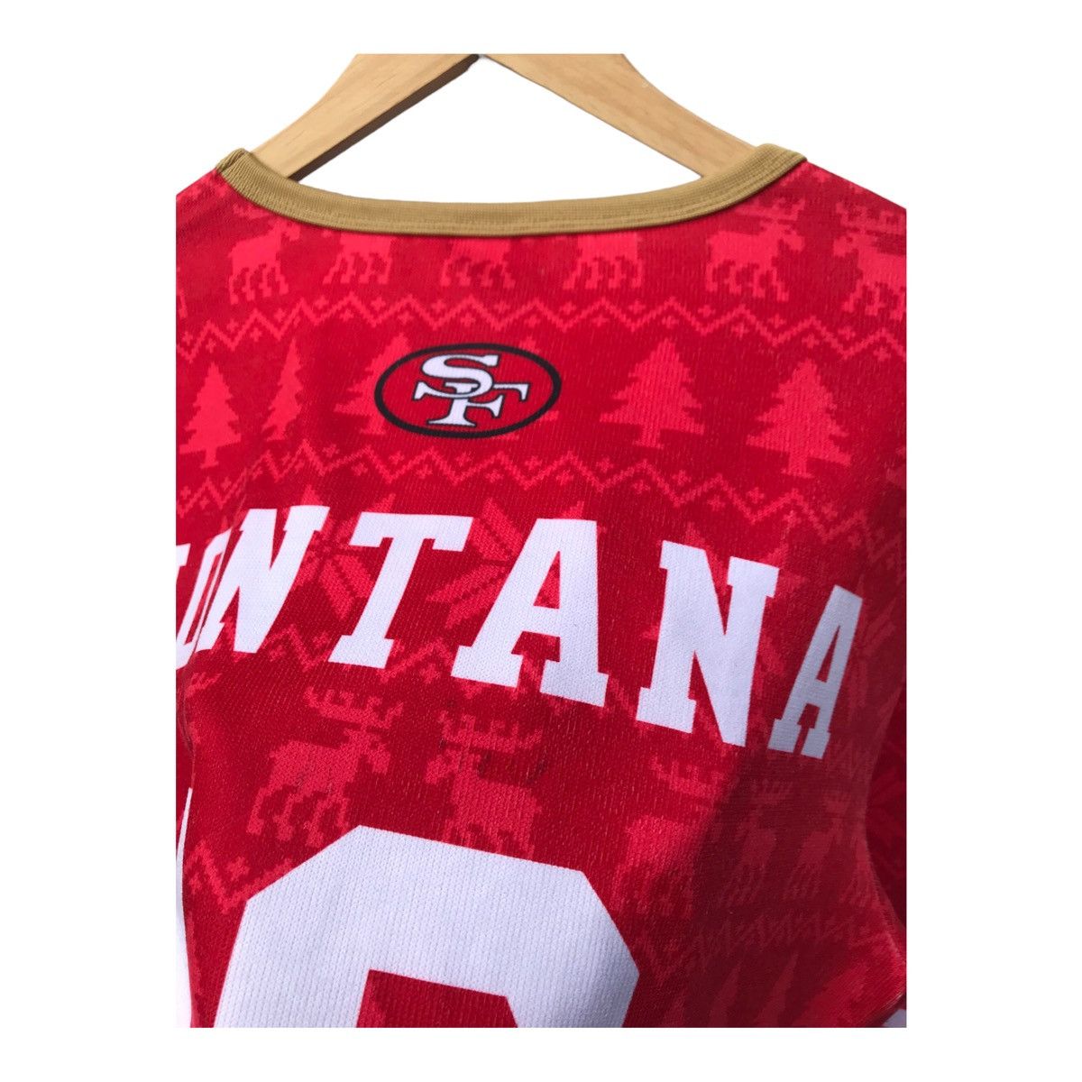 NFL San Francisco 49ers Joe Montana NFL Polyester Sweatshirt Size US XL / EU 56 / 4 - 10 Thumbnail