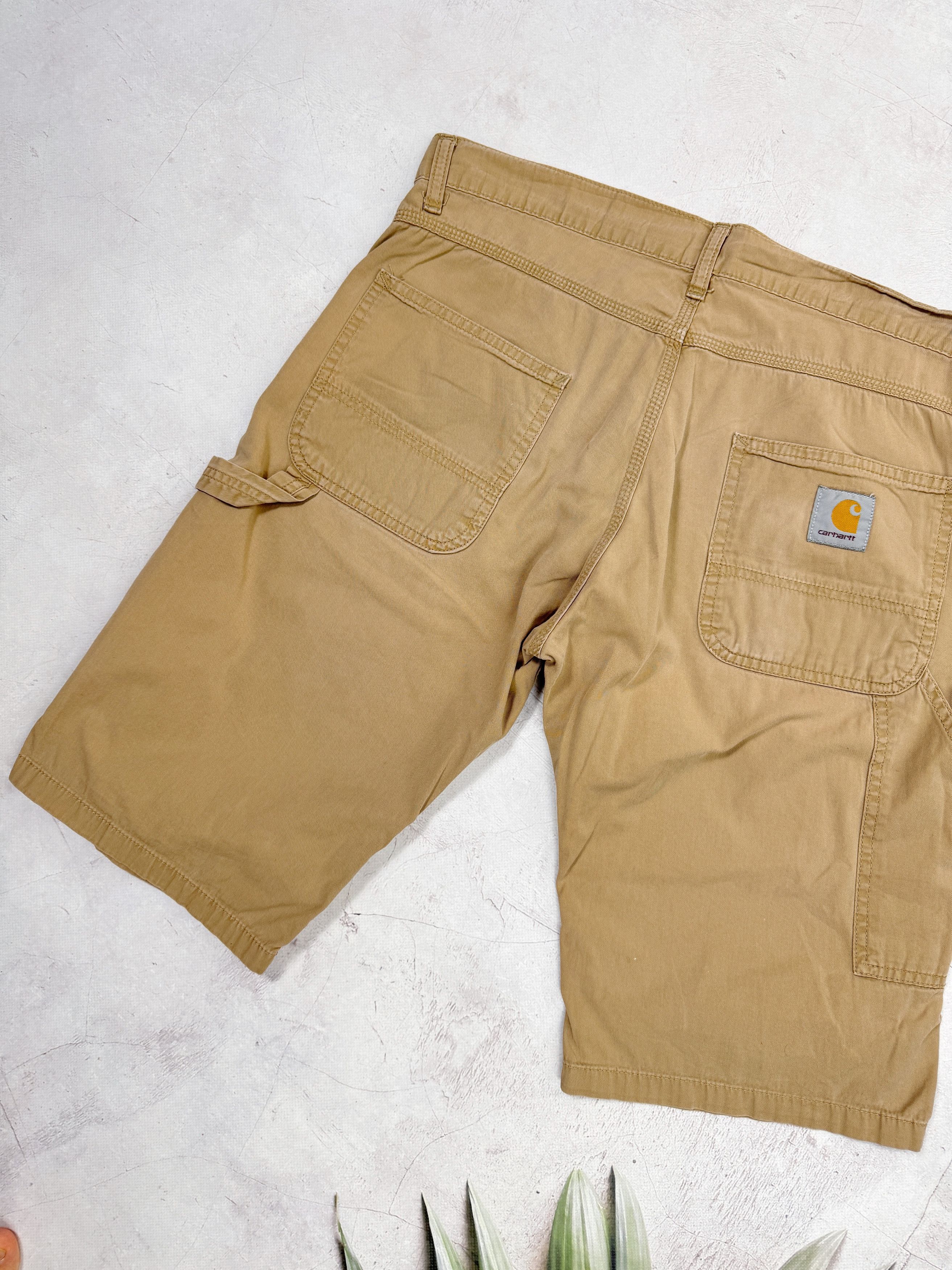 Carhartt × Vintage Carhartt Fort Bermuda Shorts Beige Sand Y2K Size US 32 / EU 48 - 11 Thumbnail