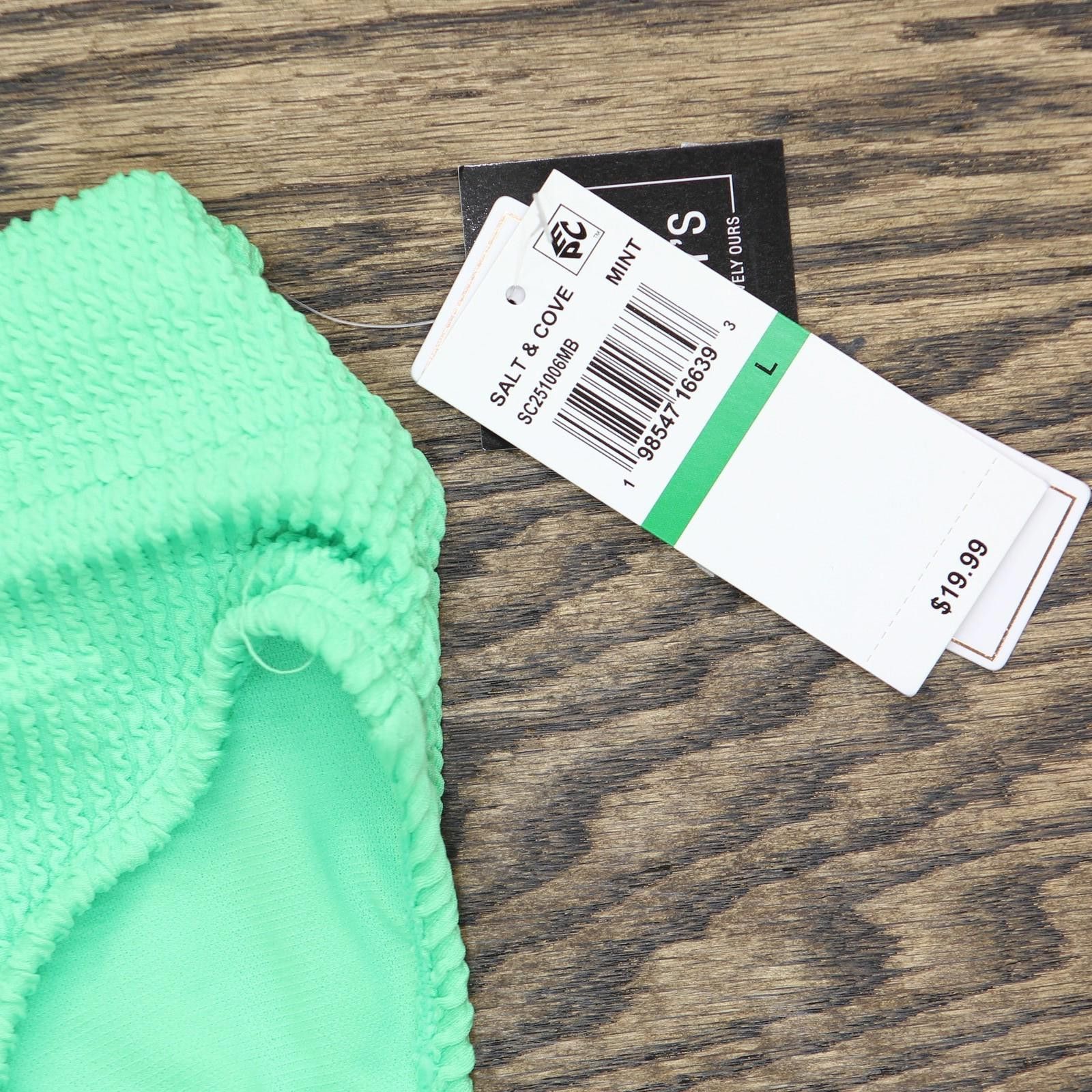 Other Nwt Salt + Cove High-waist Bikini Bottom Mint Tea Green L Size ONE SIZE - 3 Thumbnail