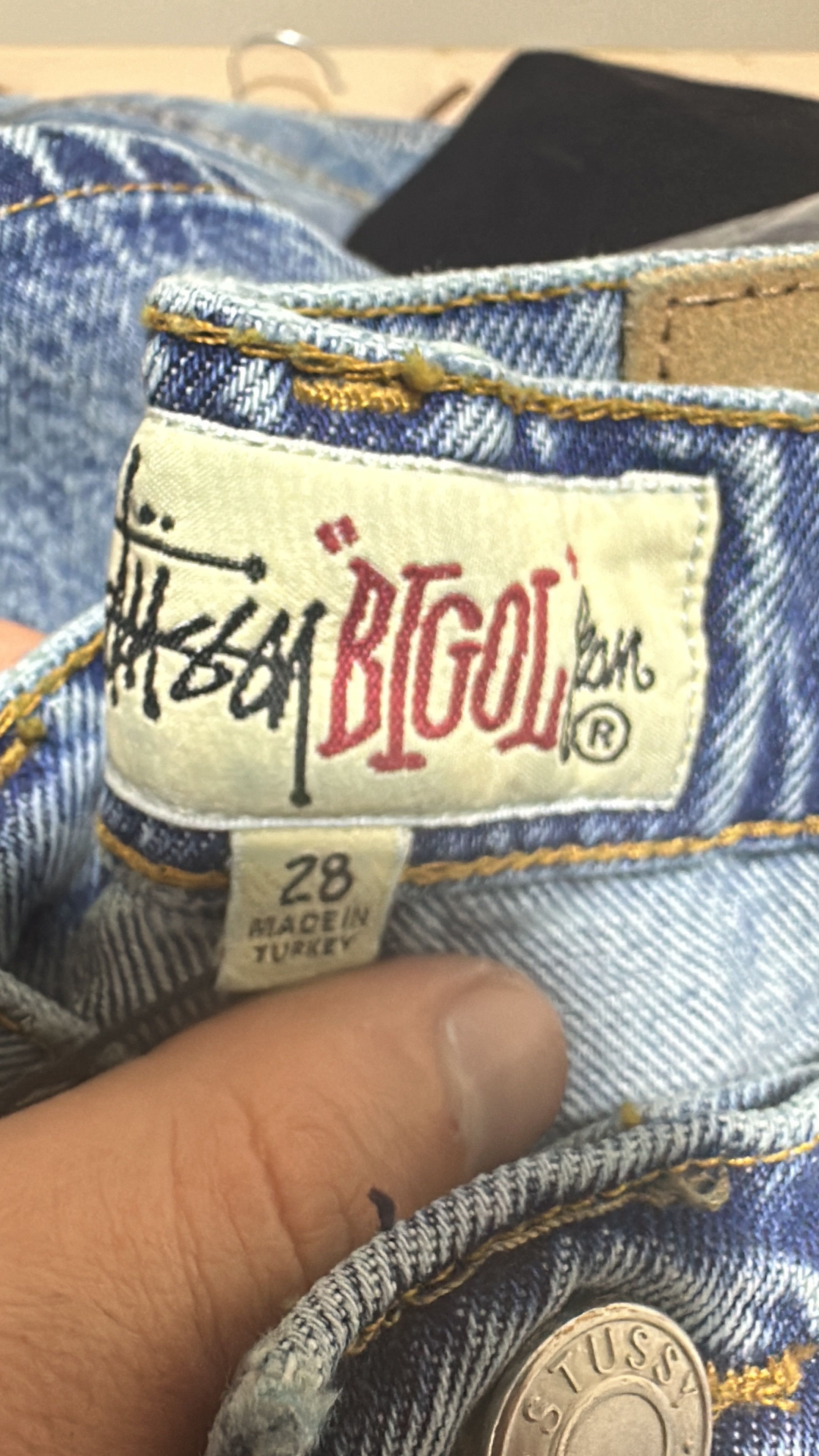Stussy Stussy Big Ol Jean Denim Washed Blue Size 28 Size US 28 / EU 44 - 7 Thumbnail