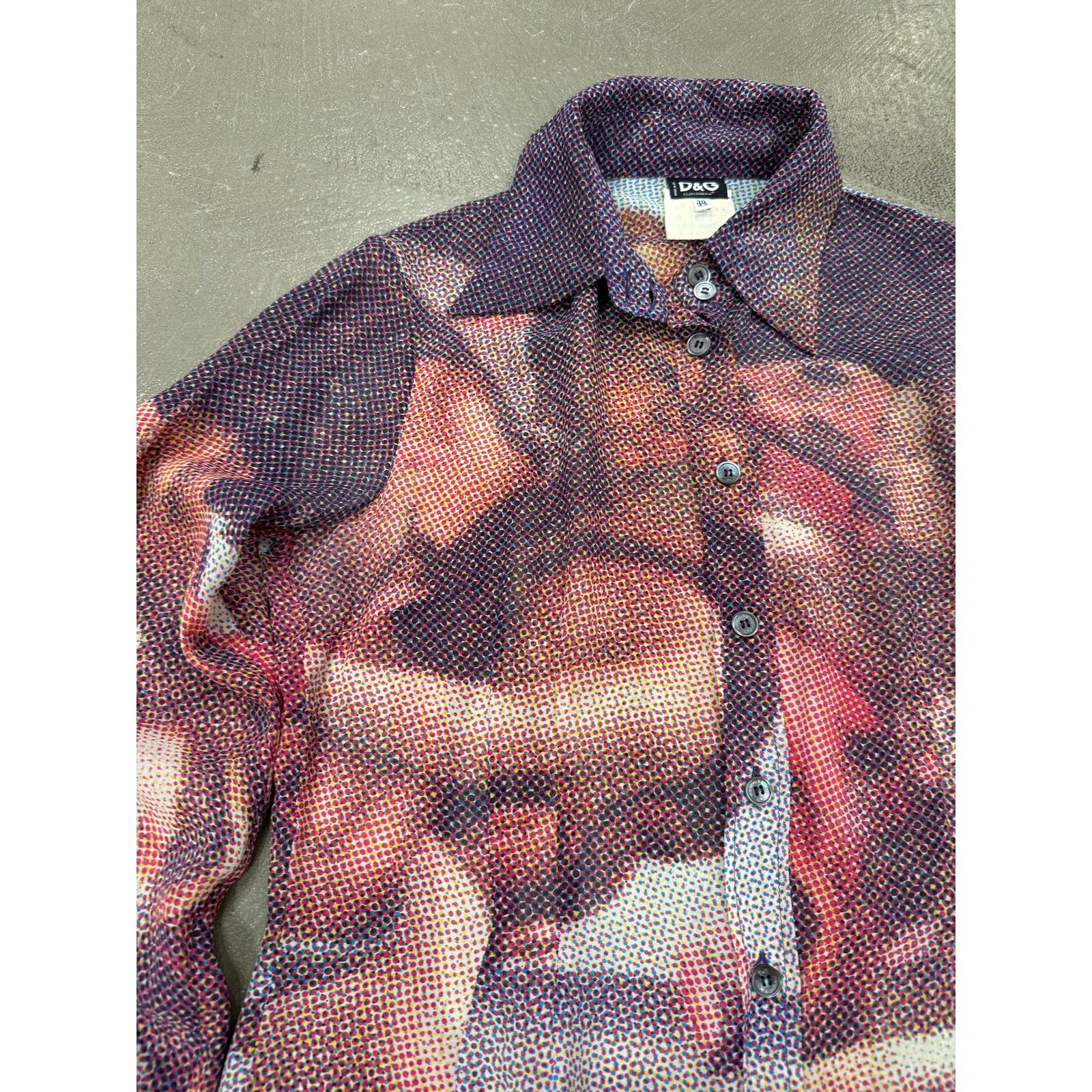Dolce & Gabbana S/S 1996 D&G “Nascita di Venere” Botticelli shirt Size M / US 6-8 / IT 42-44 - 7 Thumbnail