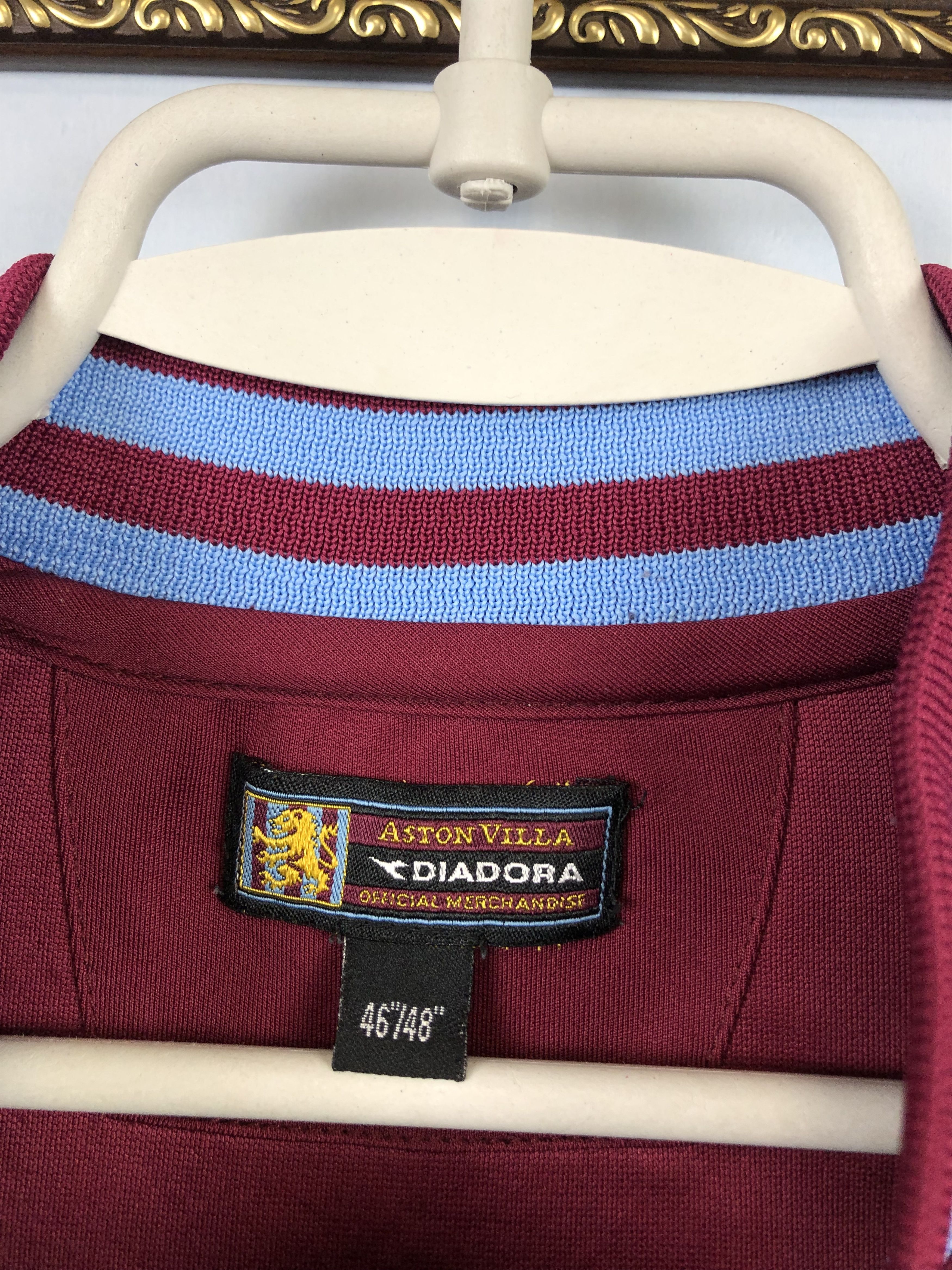 Vintage Aston Villa Home football shirt 2002 Soccer Jersey Rare Size US XL / EU 56 / 4 - 7 Thumbnail