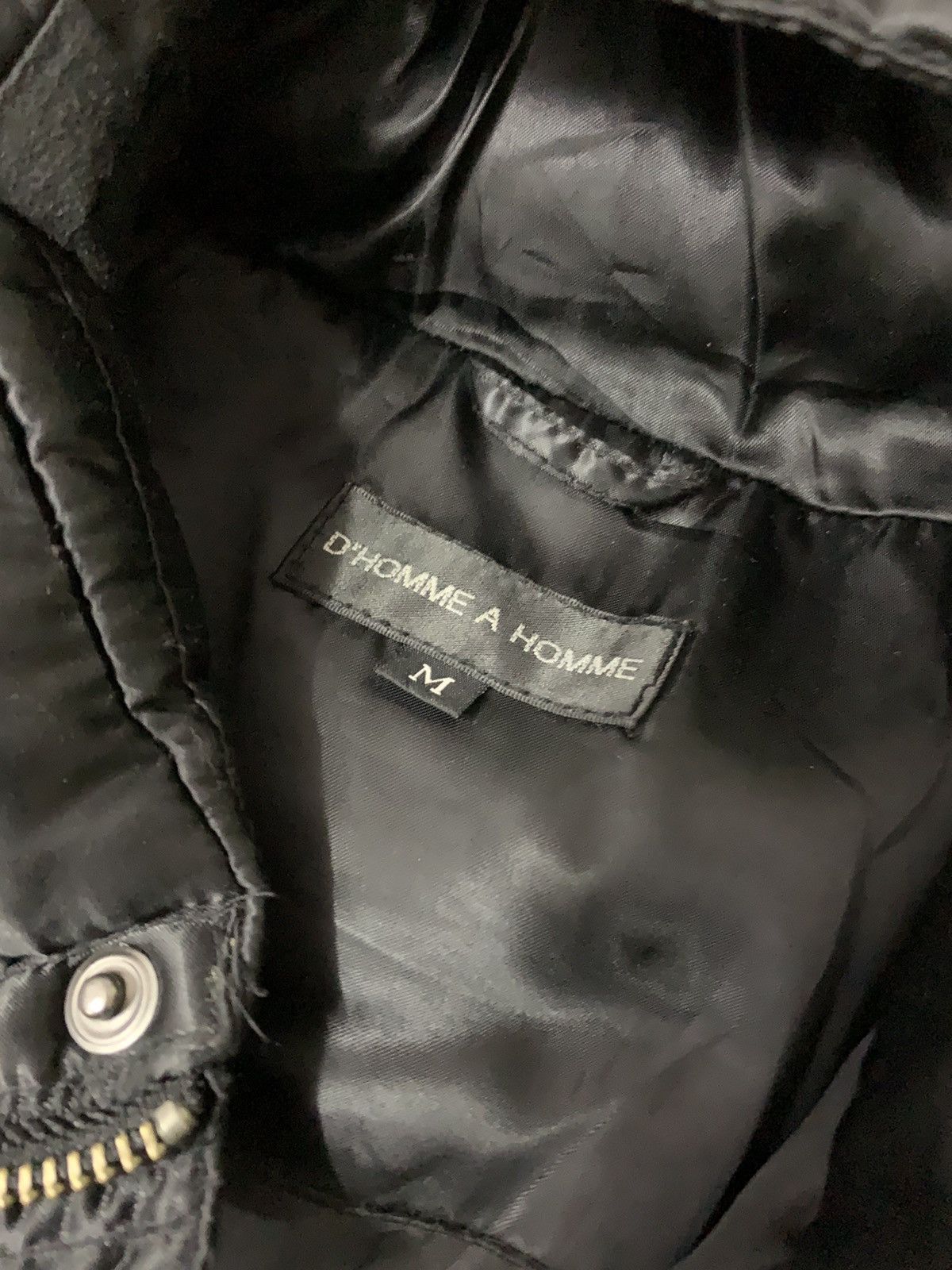 Yohji Yamamoto 💥 D’Homme A Homme Style Yohji Down Hoodie Jacket Size US M / EU 48-50 / 2 - 4 Thumbnail