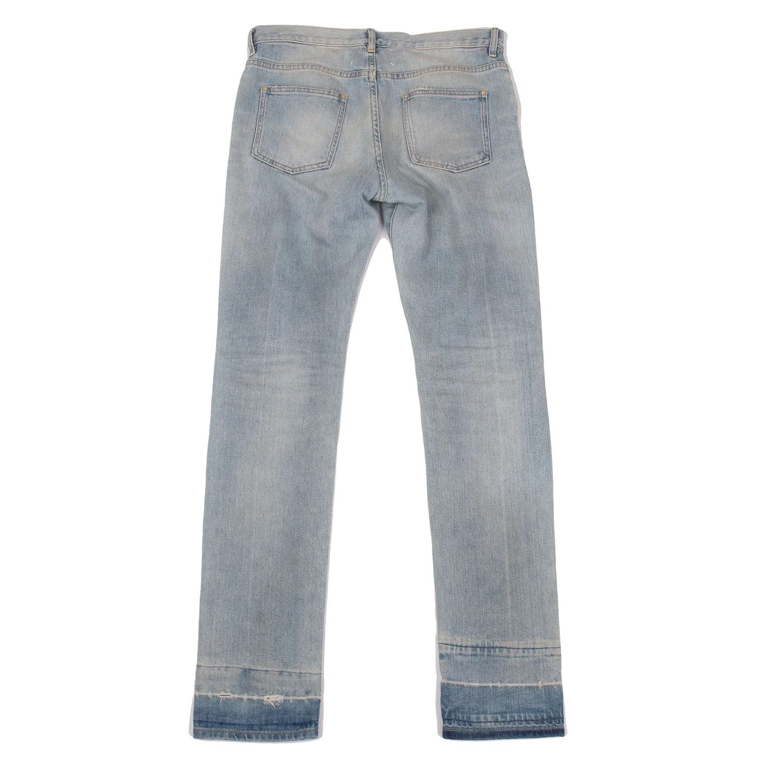 Maison Margiela Bleached Denim Pants in Indigo Light, Size 31 Size US 31 - 10 Thumbnail