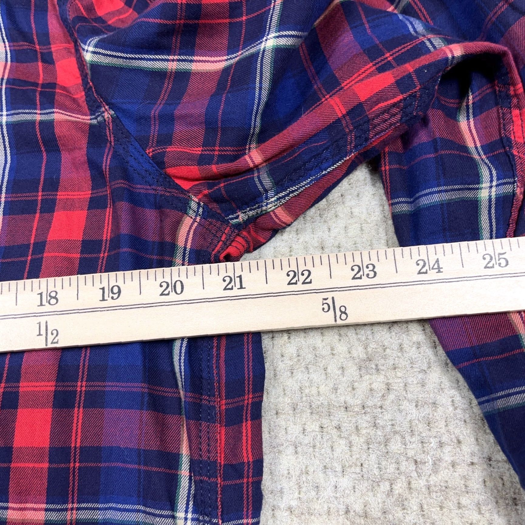 Ralph Lauren Lauren Ralph Lauren Shirt Women Large Pink Blue Plaid Button Up Pockets Size L / US 10 / IT 46 - 7 Thumbnail