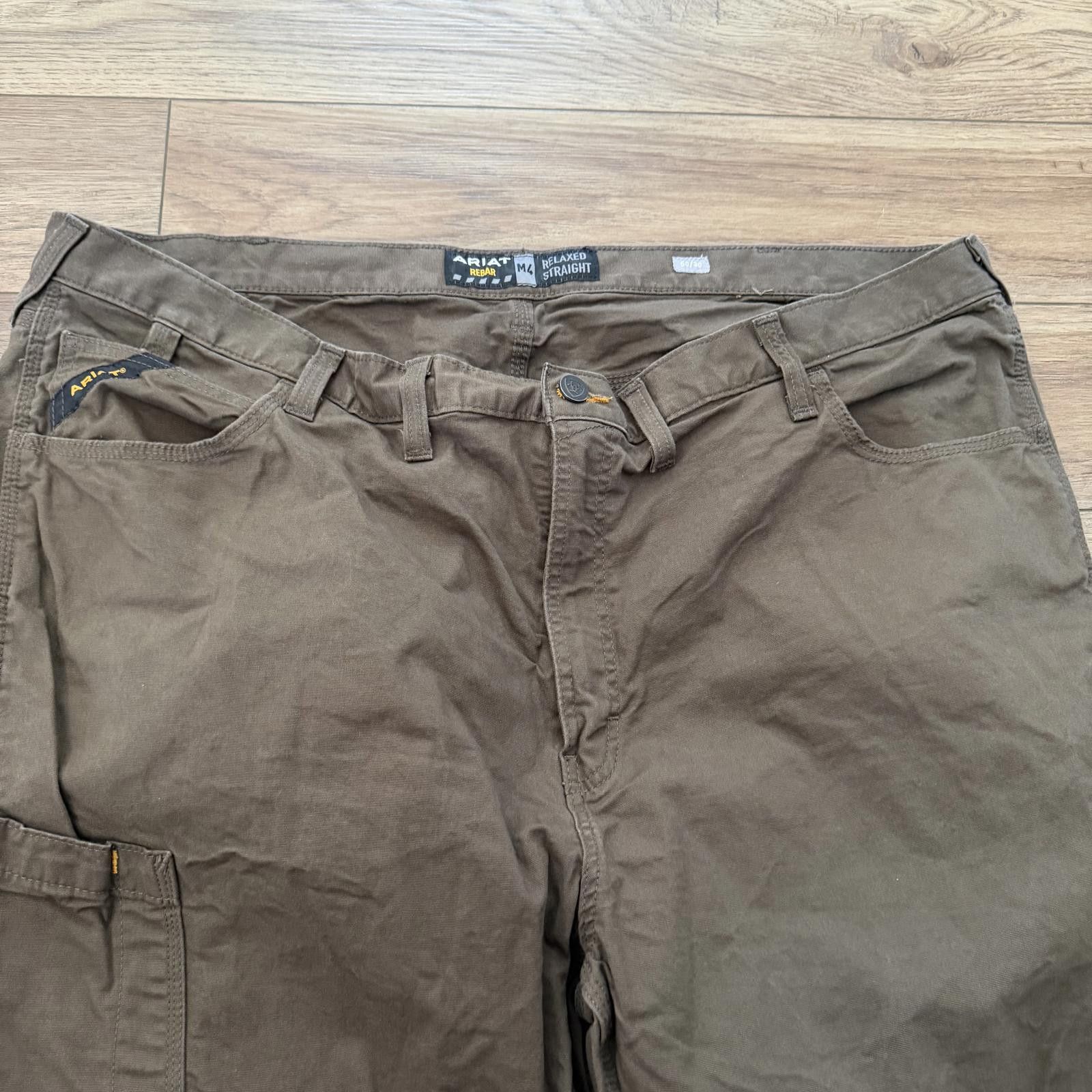 Ariat Ariat Rebar M4 Relaxed Straight Brown Work Pants 50x30 Size US 44 / EU 60 - 8 Thumbnail