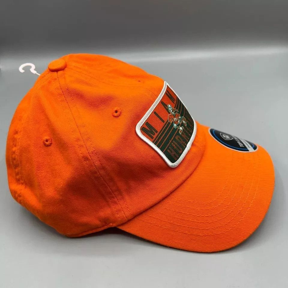 Top Of The World Miami Hurricanes Hat Men Top of the World Strap Back Cap Size ONE SIZE - 3 Thumbnail