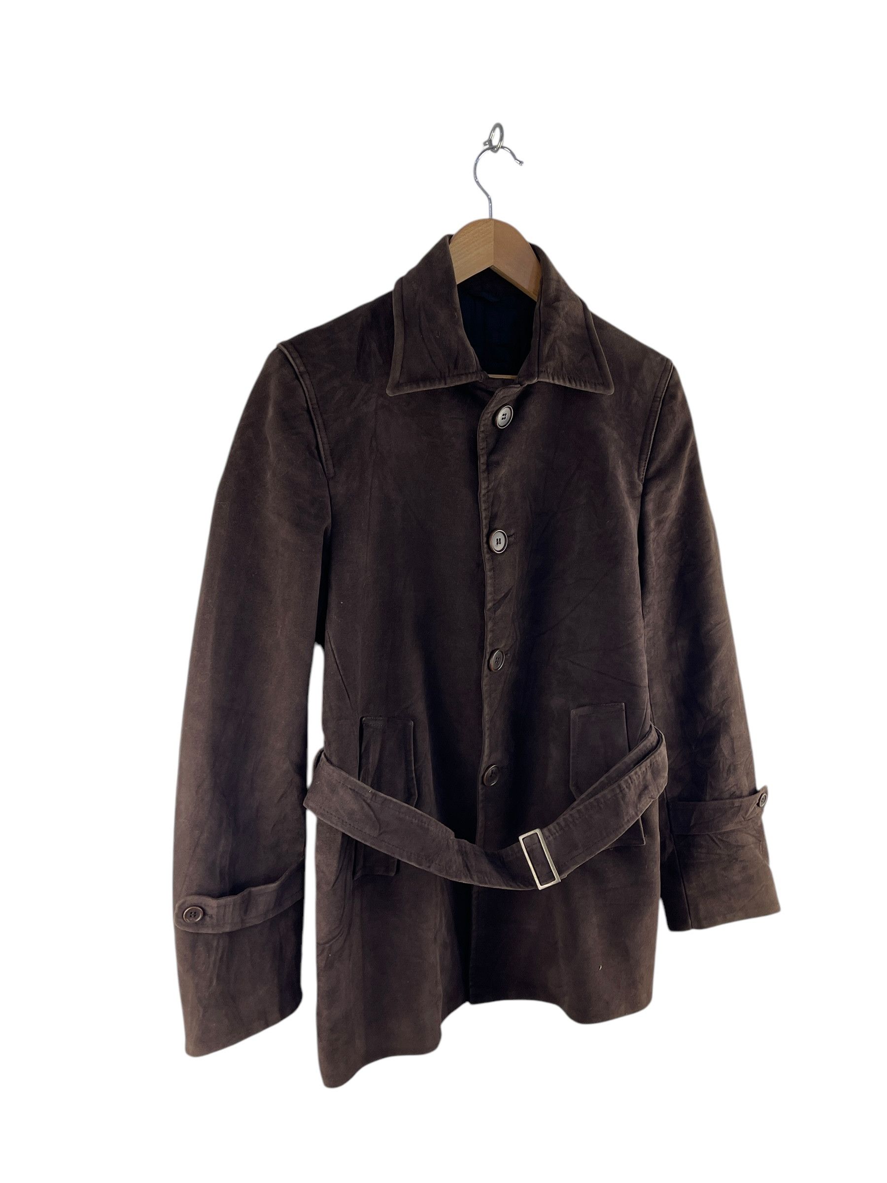 Costume National Costume National Homme Velvet Belt Jacket Size US M / EU 48-50 / 2 - 4 Thumbnail