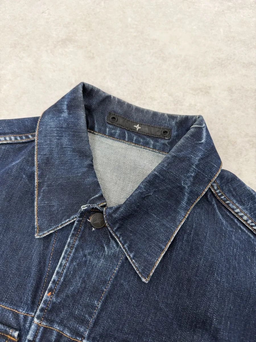 Stone Island 2000s Stone Island Brut Navy Denim Jacket Size US M / EU 48-50 / 2 - 8 Thumbnail