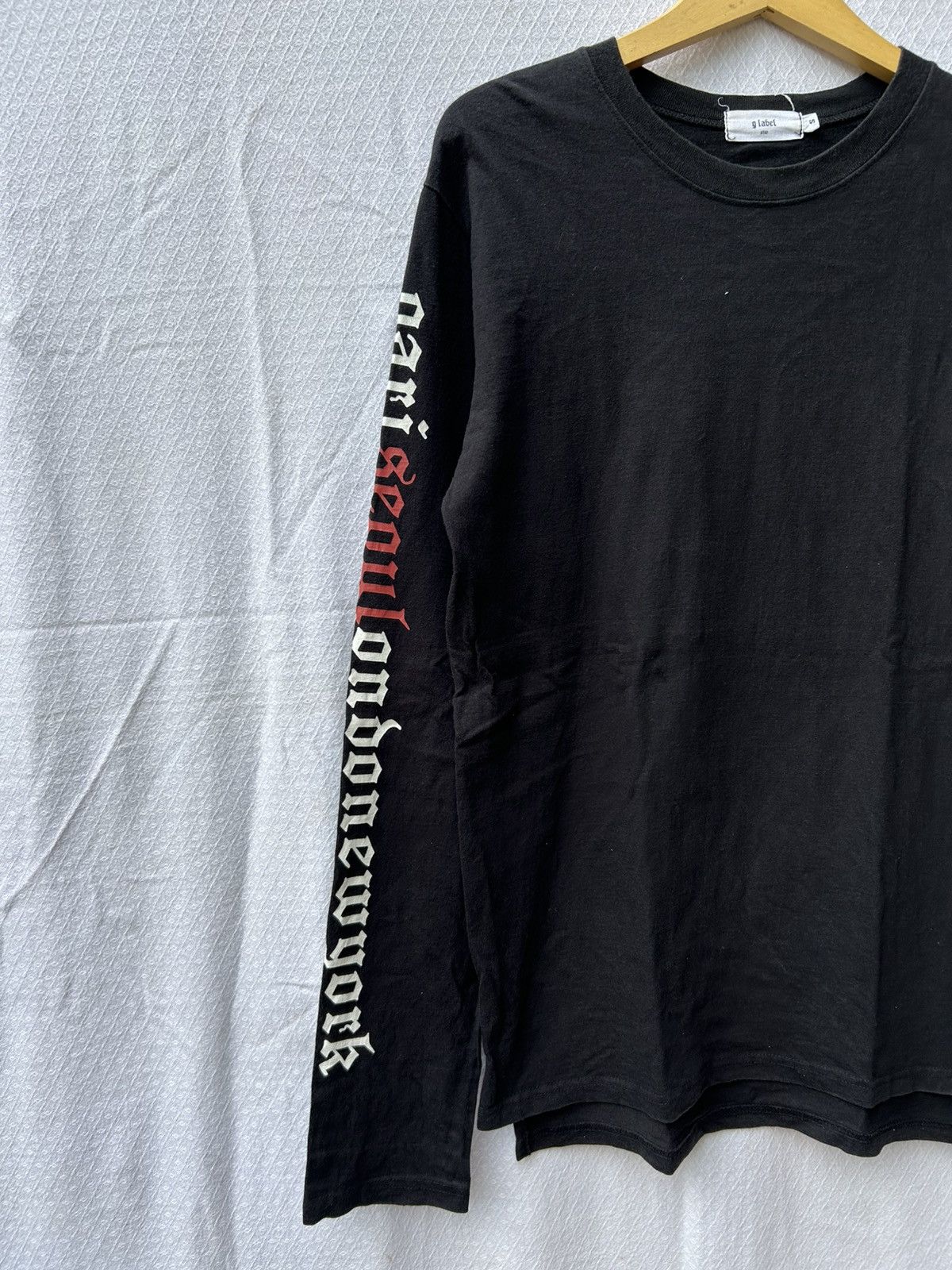 20471120 × Beauty Beast × Japanese Brand G Label Seditionaries Poem Longsleeve Shirt Size US L / EU 52-54 / 3 - 4 Thumbnail