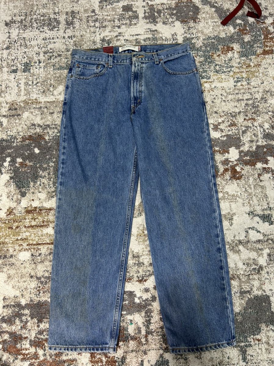 Levi's Vintage Y2k Levi’s 550 Relaxed Fit Denim Jeans Deadstock Size US 36 / EU 52 - 2 Thumbnail