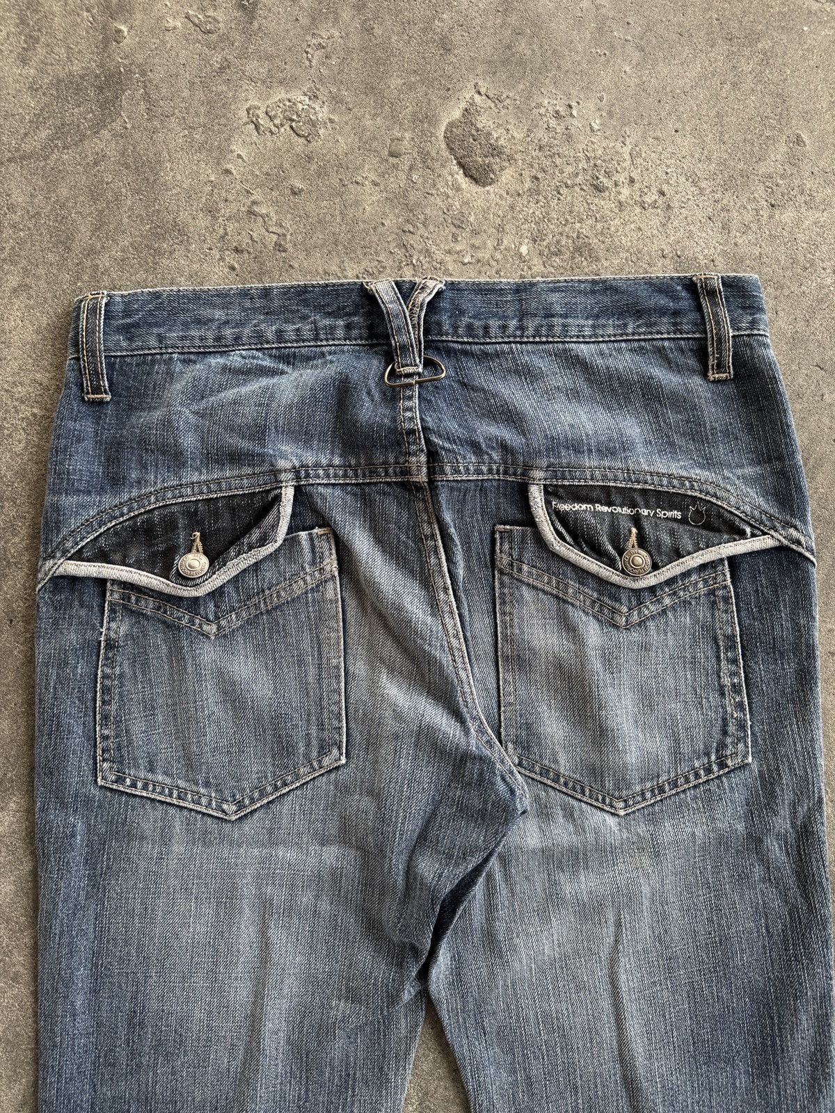 PPFM PPFM Clawmark Faded Denim Pants Y2K Streetwear Size US 32 / EU 48 - 10 Thumbnail
