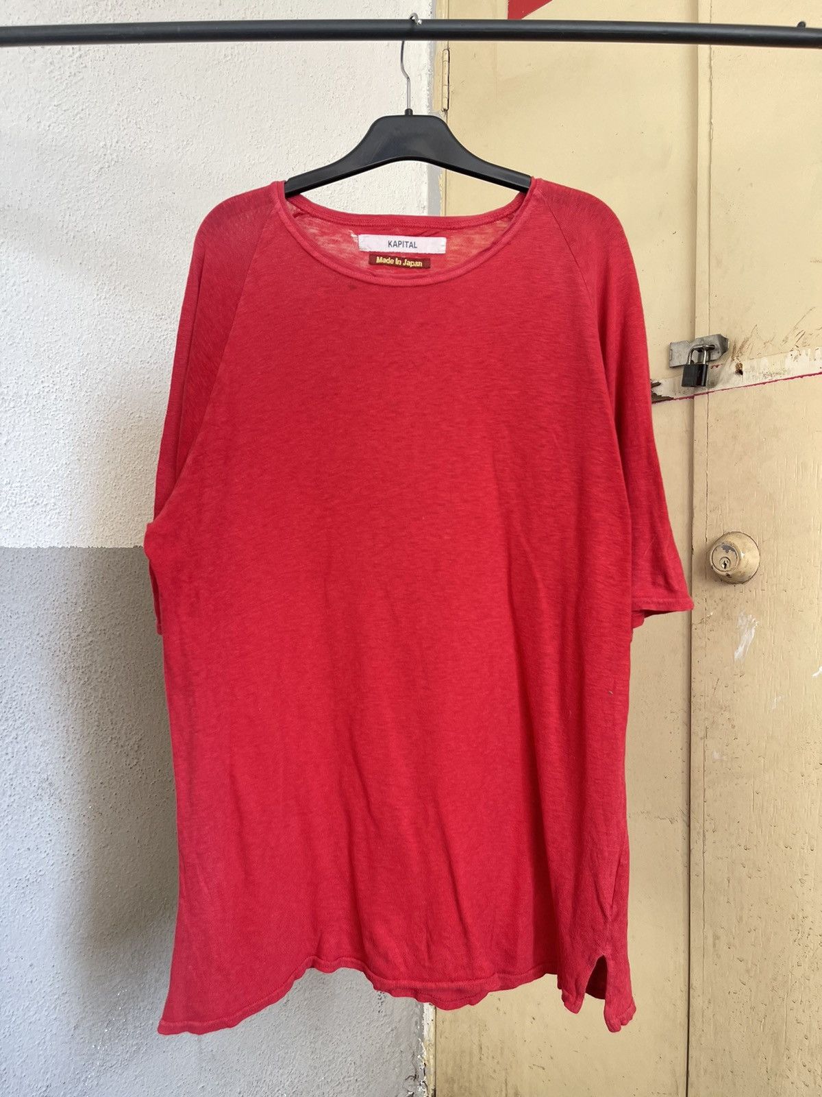 Kapital Kapital Red Cotton T Shirt Faded Size US L / EU 52-54 / 3 - 1 Thumbnail
