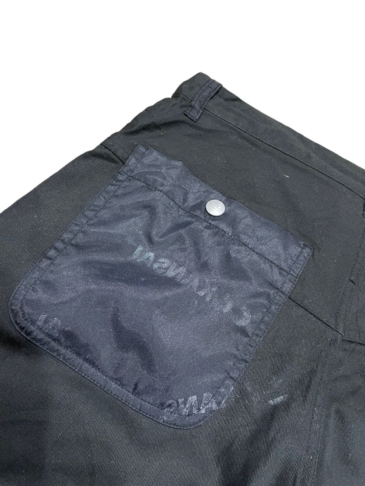 If Six Was Nine Kansai Yamamoto Futuristic Dual Nylon/Cotton Baggy Pants Size US 32 / EU 48 - 17 Thumbnail