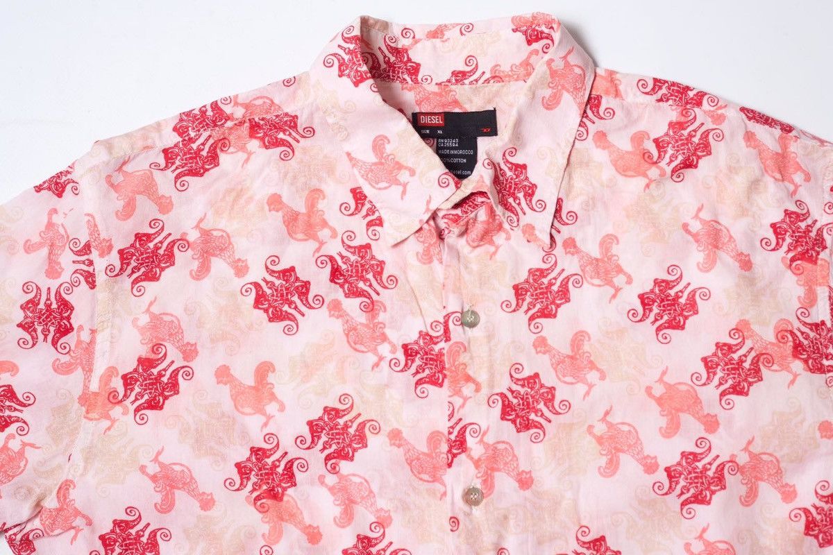 Diesel diesel vintage shirt printed shirt Size US XL / EU 56 / 4 - 4 Thumbnail