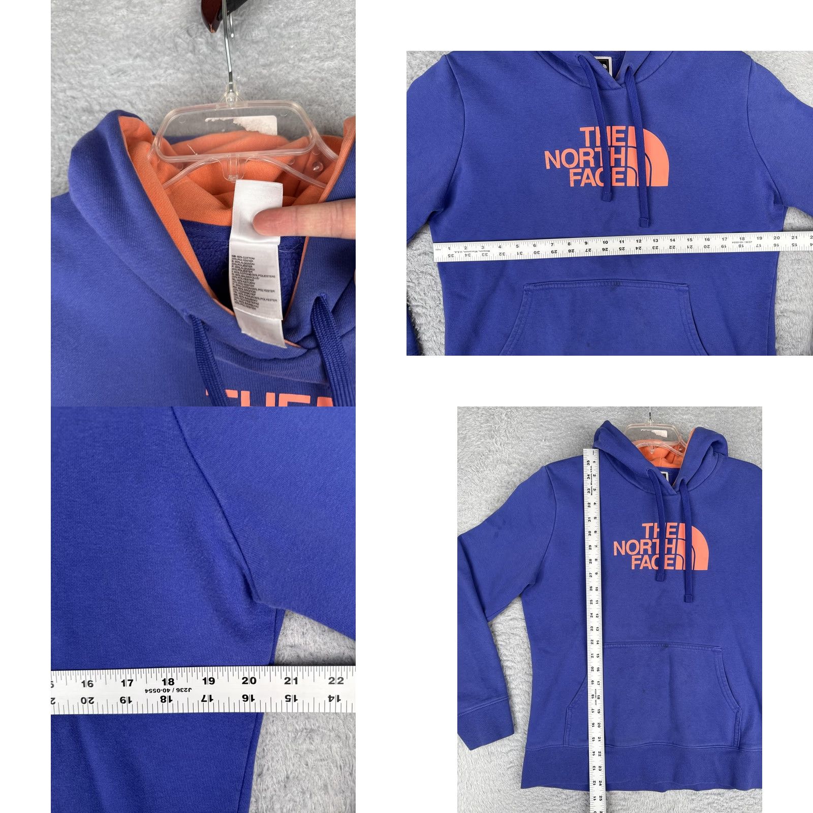 The North Face The North Face Hoodie Womens L Blue Pullover Half Dome Logo Graphic Casual Activewear Sweatshirt Size L / US 10 / IT 46 - 8 Thumbnail
