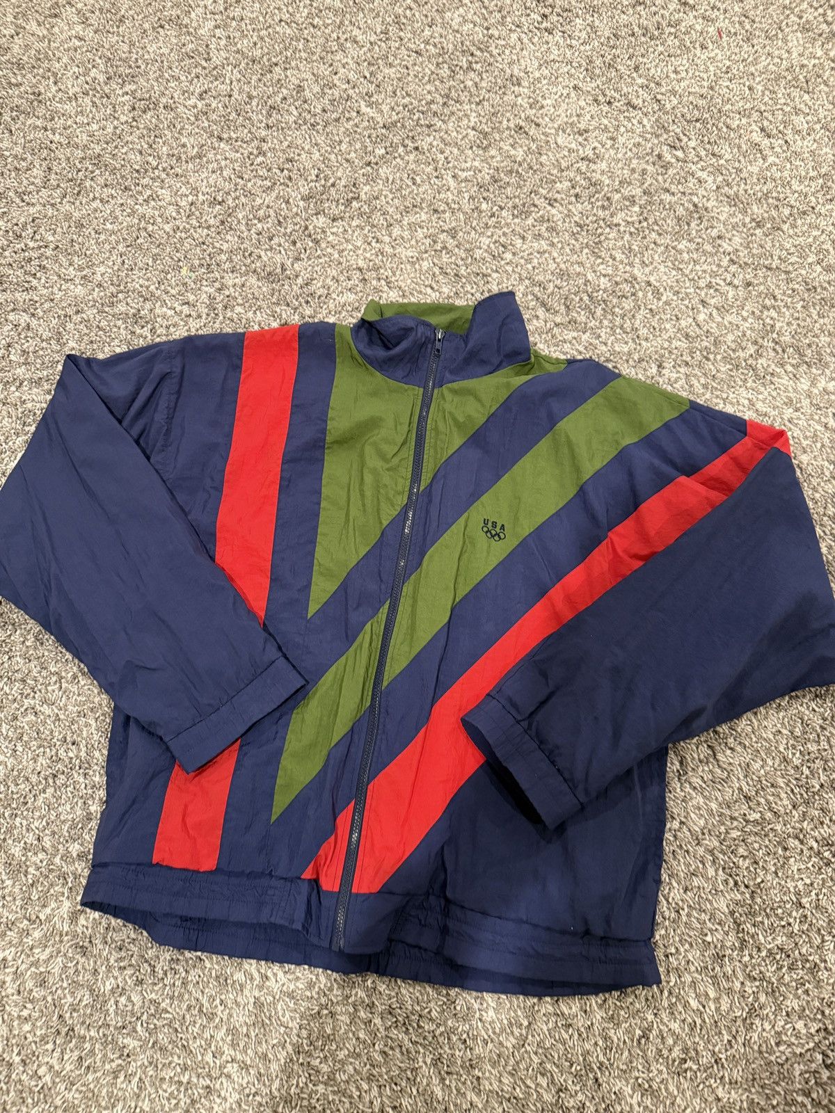 USA Olympics 90s Team USA Track jacket Size US L / EU 52-54 / 3 - 1 Thumbnail