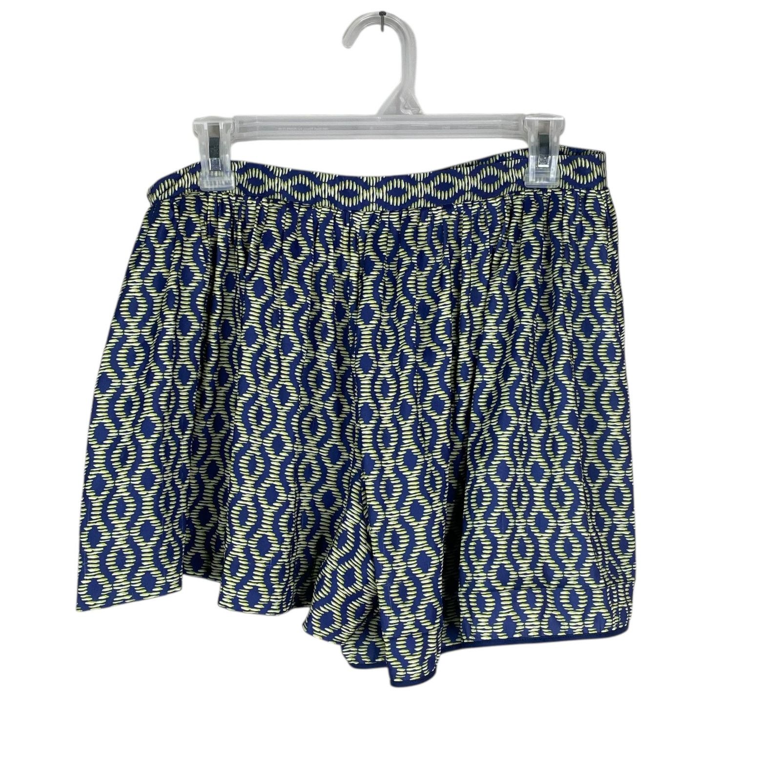 THAKOON Thakoon Blue Green Batik Print Pleated Skort Shorts SZ 4 Size 27" / US 4 / IT 40 - 5 Thumbnail